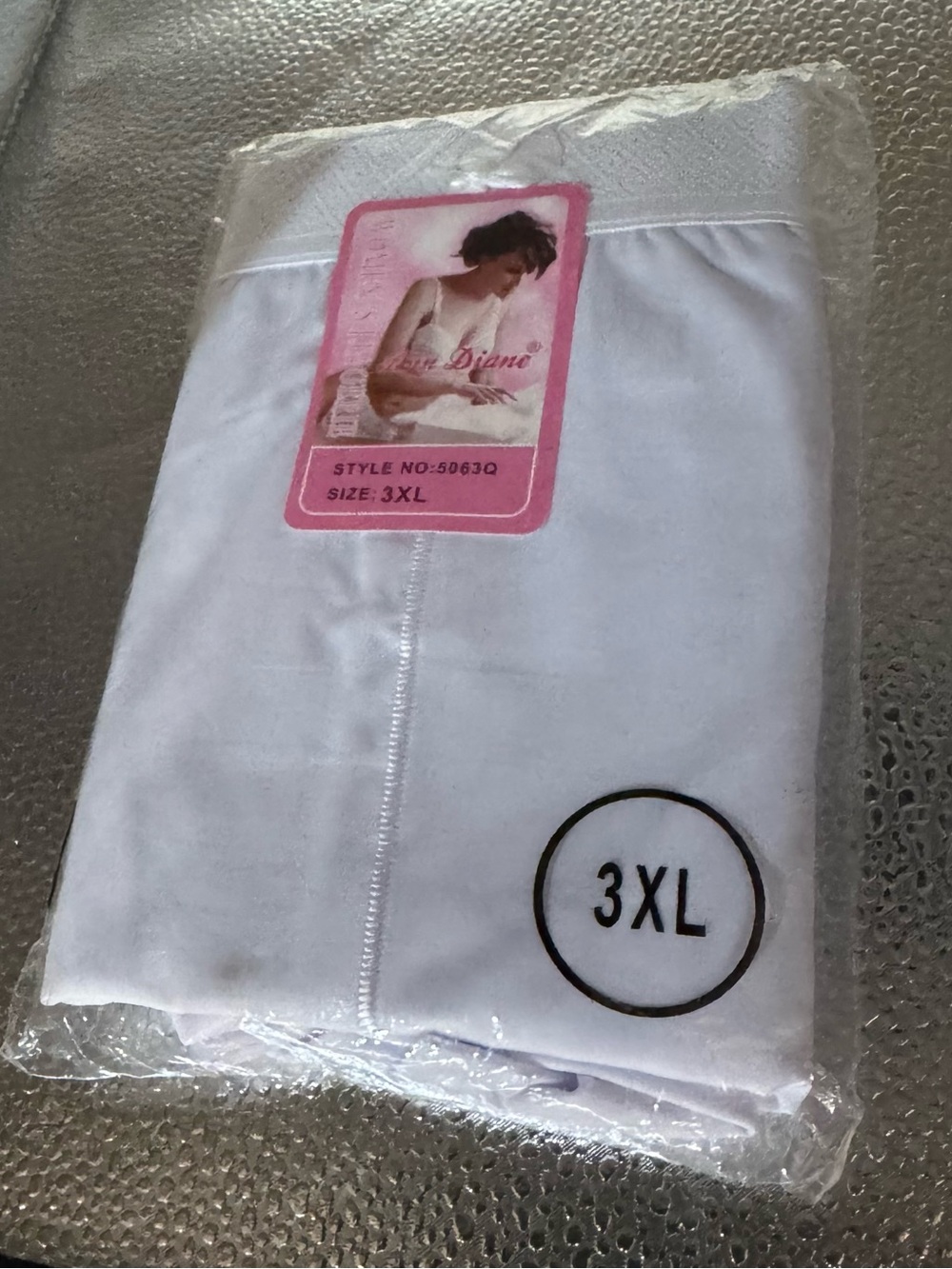 Classic White Women's Full Slip Panty - 3XL